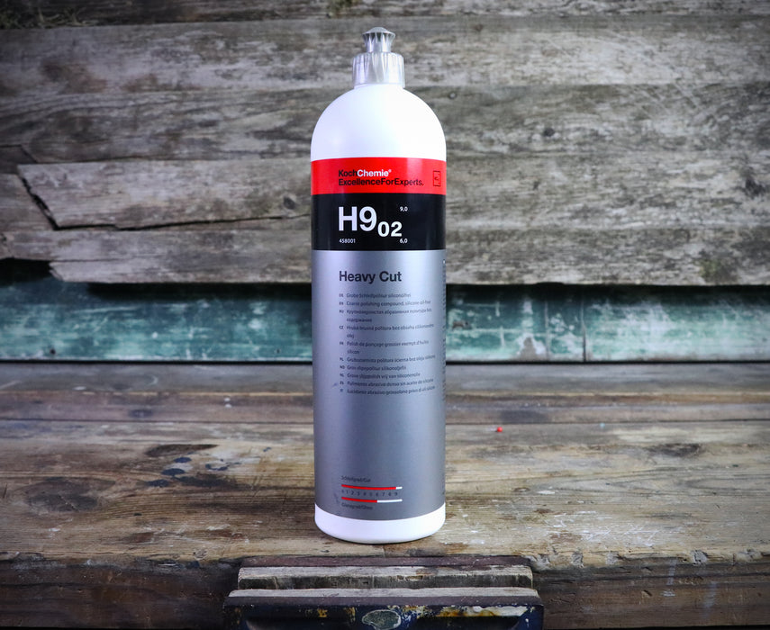 Koch-Chemie - Heavy Cut Coarse Polishing Compound v2- Silicone-Oil-Free;  Fast Reworking of Heavily Weathered Paintwork and Deep Scratches; Ideal for