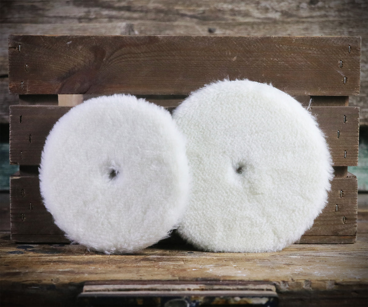 3M Perfect-It Random Orbital White Medium-Grade Wool Compounding Pad ...