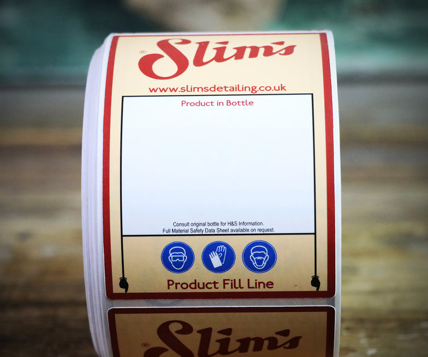 Slim's Detailing Decant Label (Single)