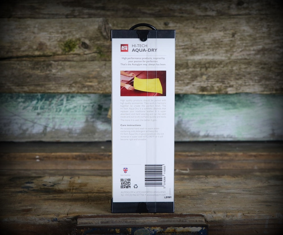 Autoglym Aqua Dry Hi Tech Synthetic Chamois Slim's Detailing — Slims