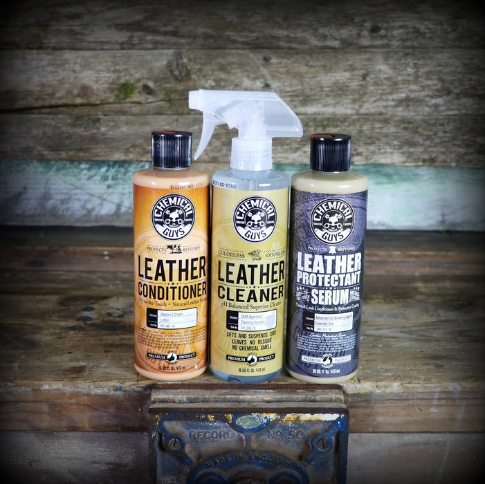 Chemical Guys Motorcycle Leathers Care Kit
